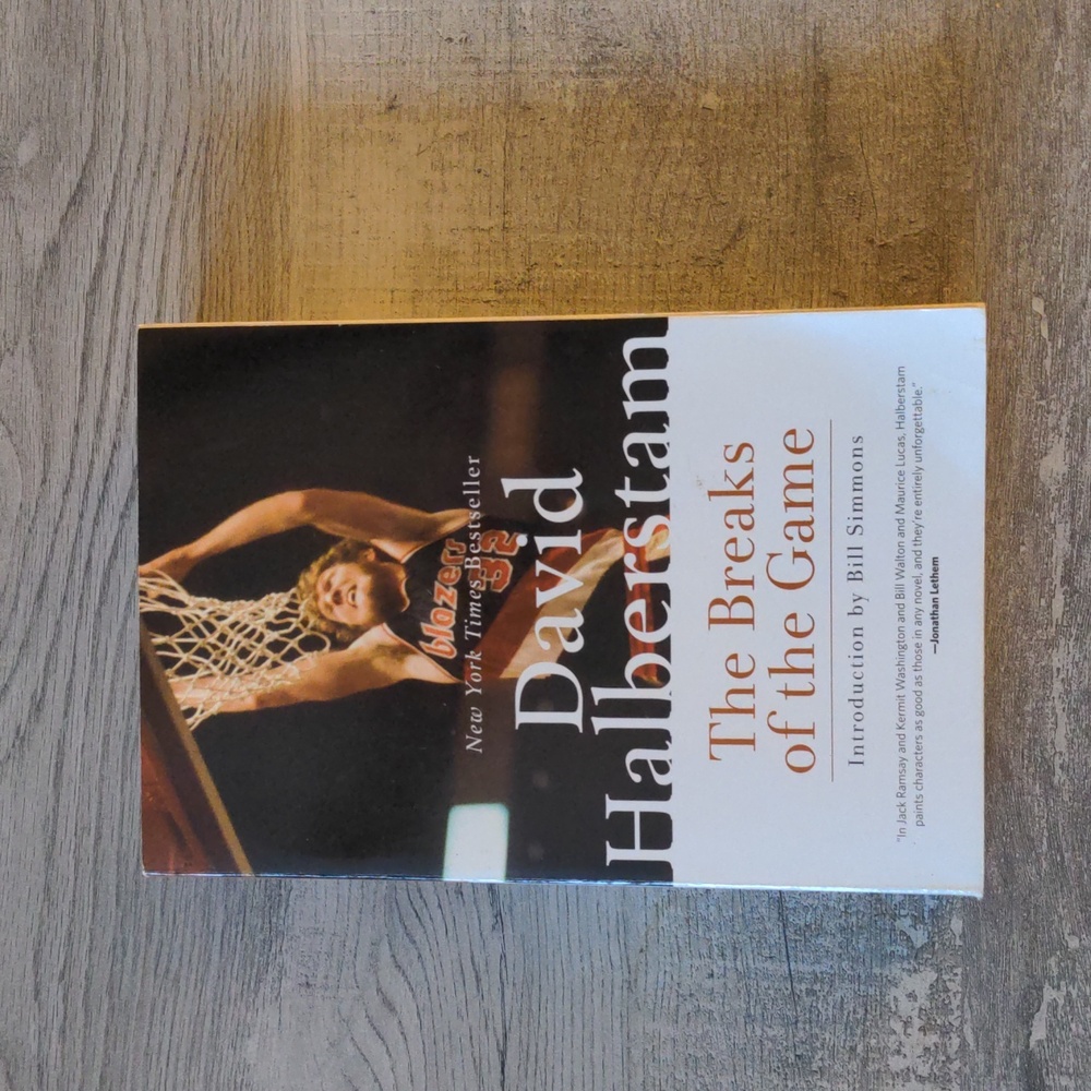2/$15 Books - The Breaks of the Game - David Halberstam